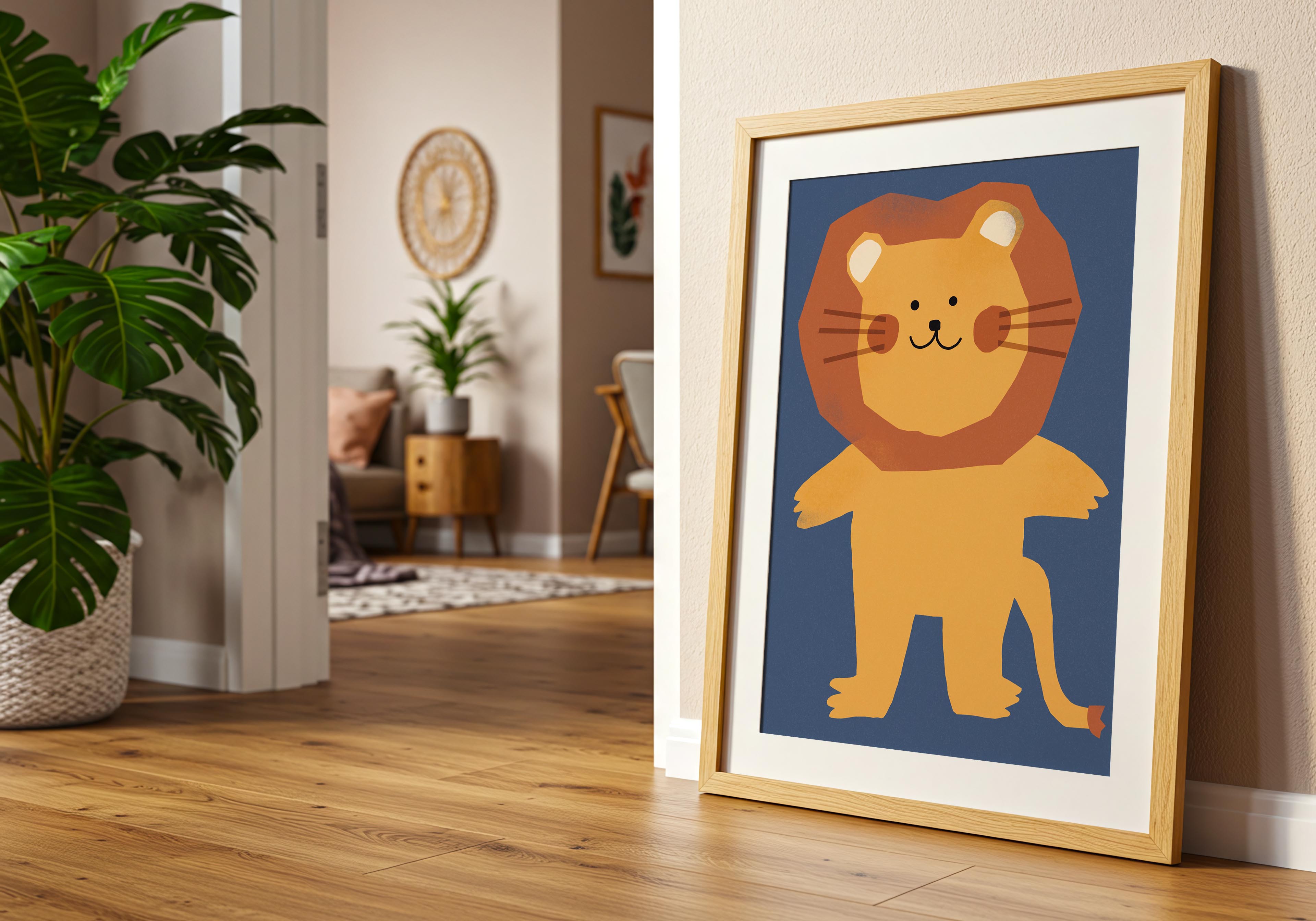 Plakat - Baby lion