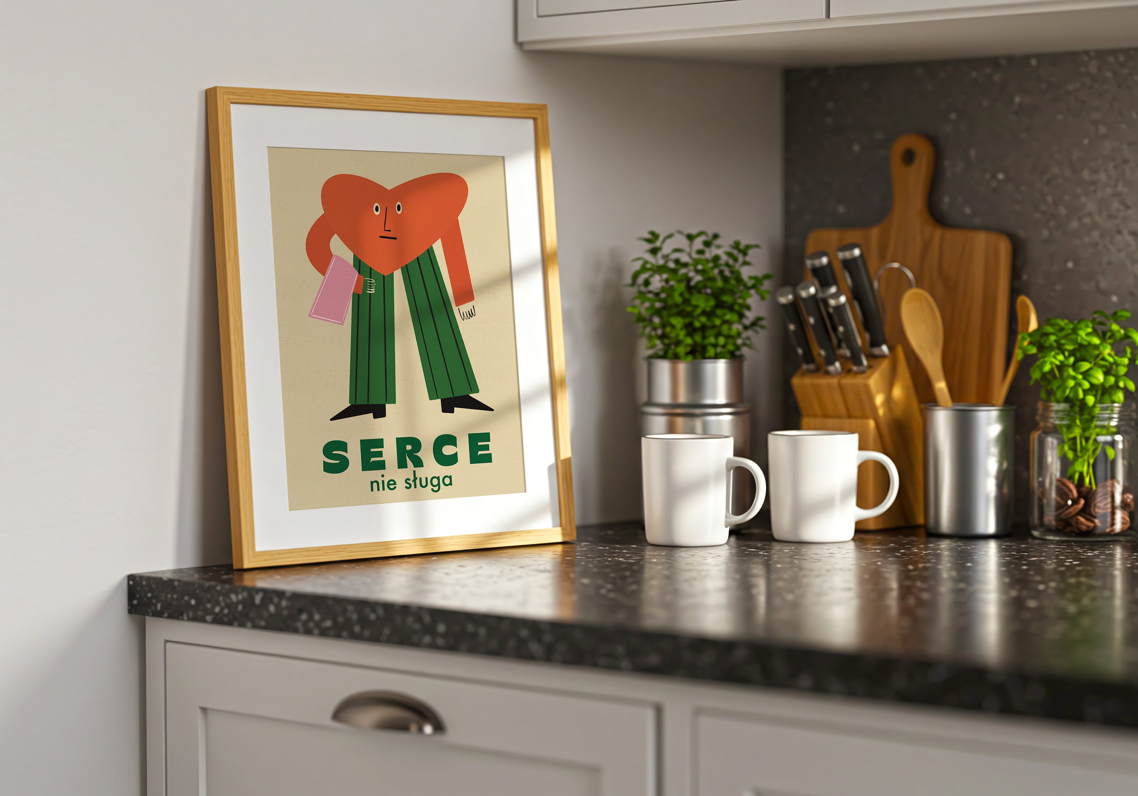 Plakat - Serce nie sługa