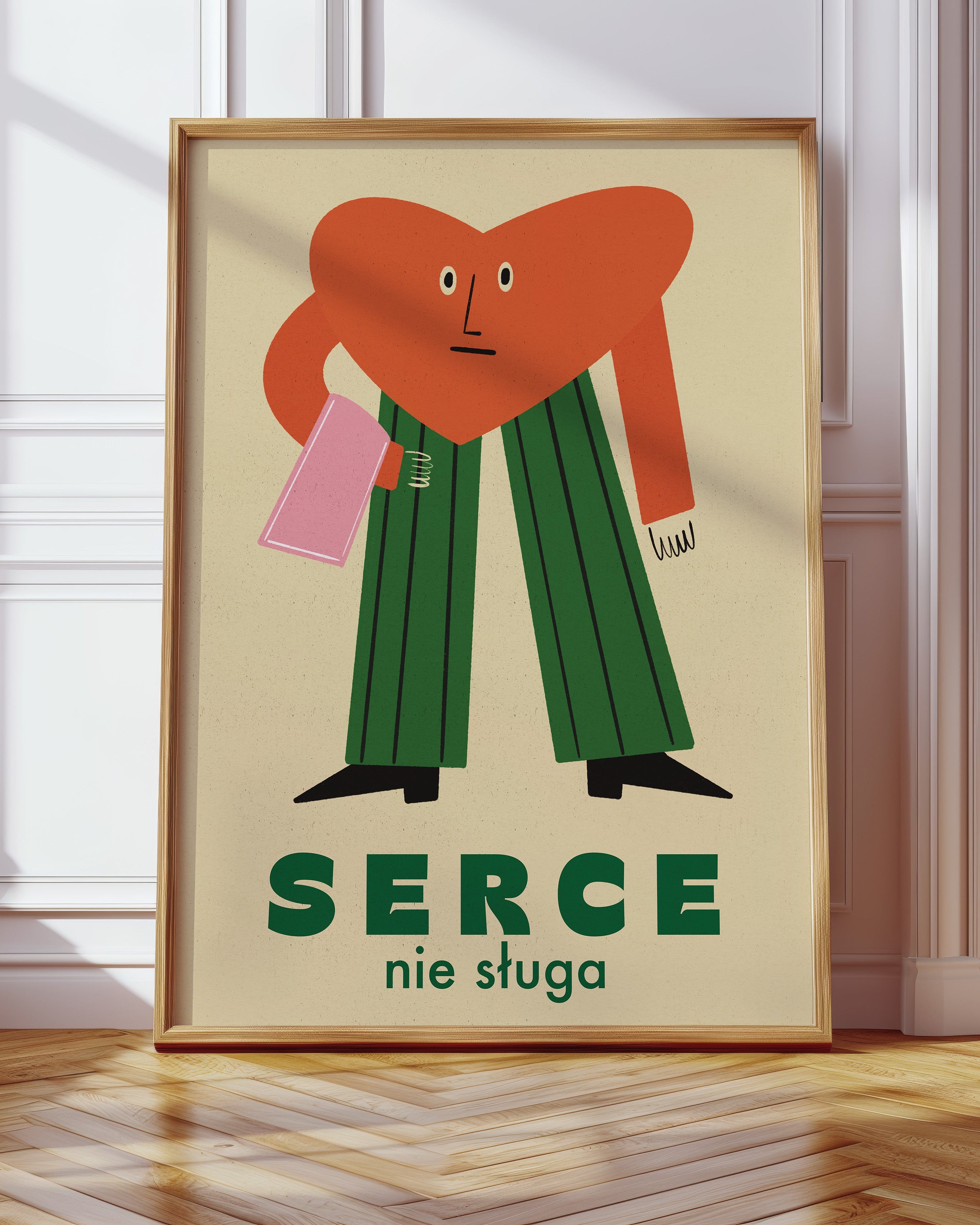 Plakat - Serce nie sługa