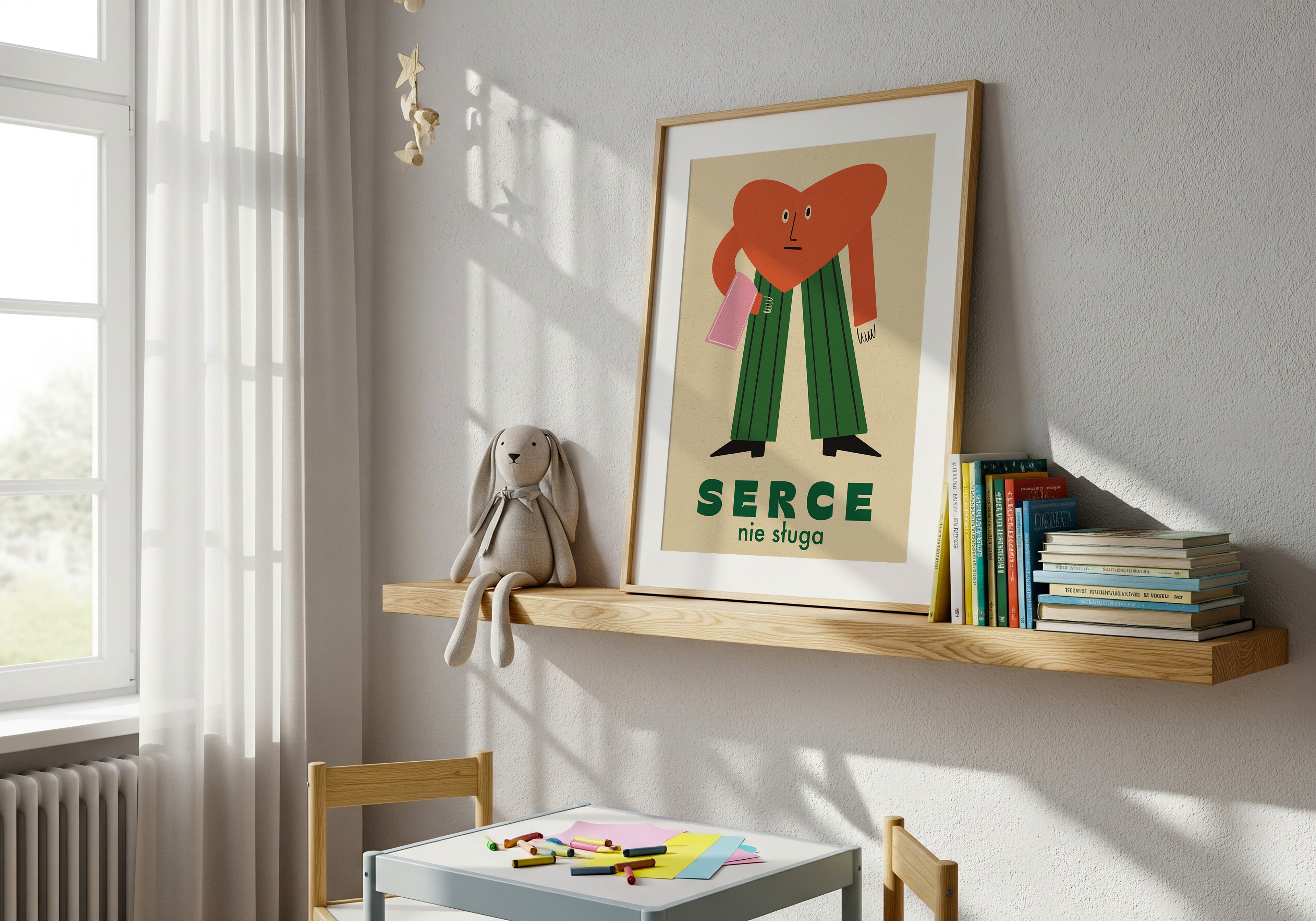 Plakat - Serce nie sługa