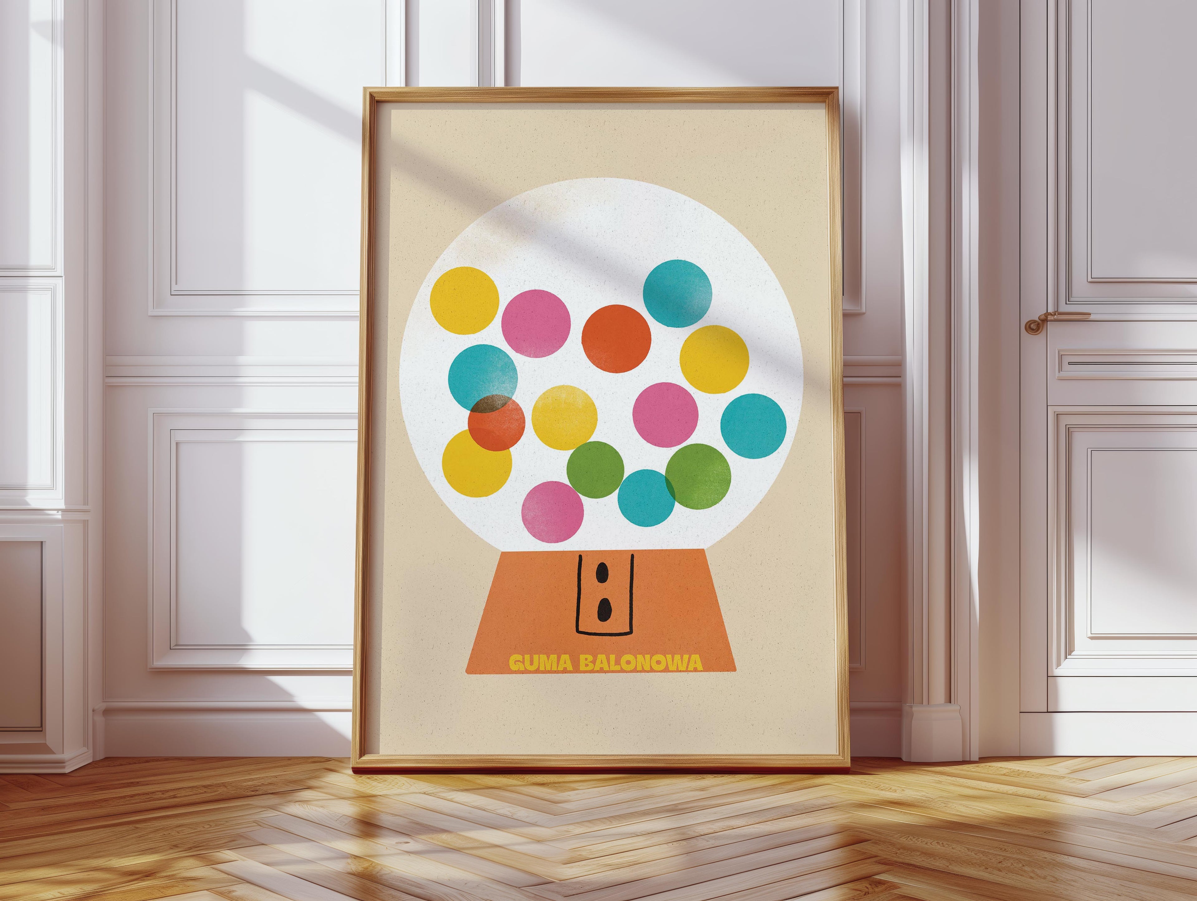 Plakat - Guma balonowa