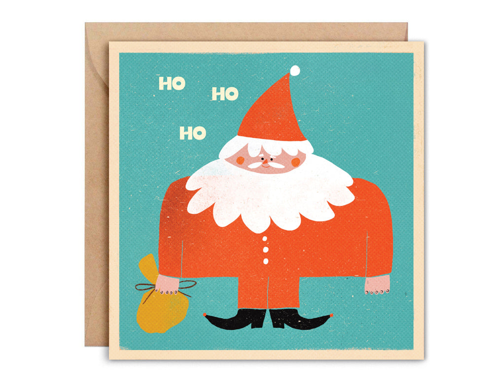 Kartka okolicznościowa z kopertą - HO HO HO