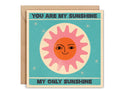 Kartka okolicznościowa z kopertą - You are my sunshine
