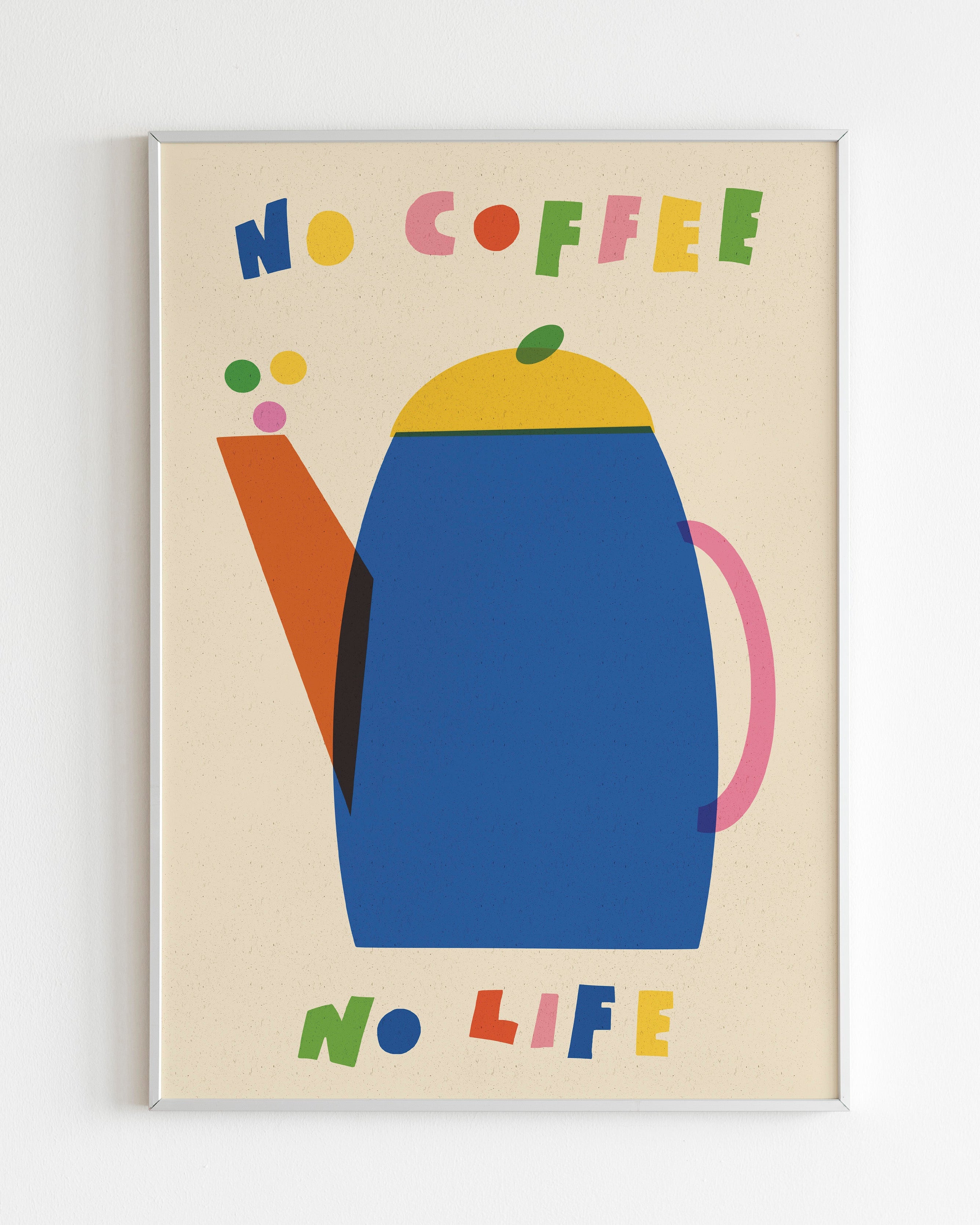 Plakat - No coffee no life I