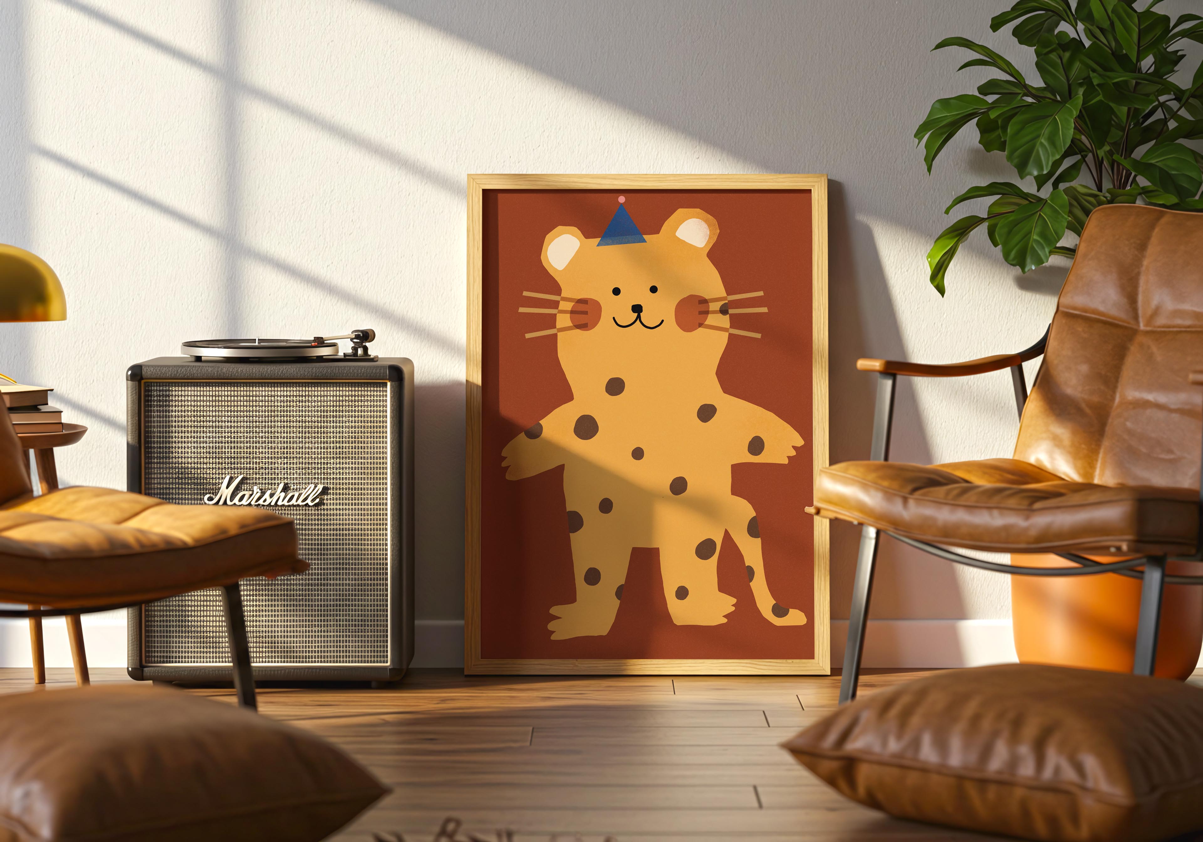 Plakat - Baby tiger