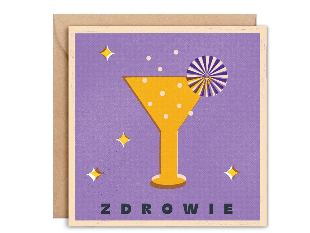 Kartka okolicznościowa z kopertą - Zdrowie