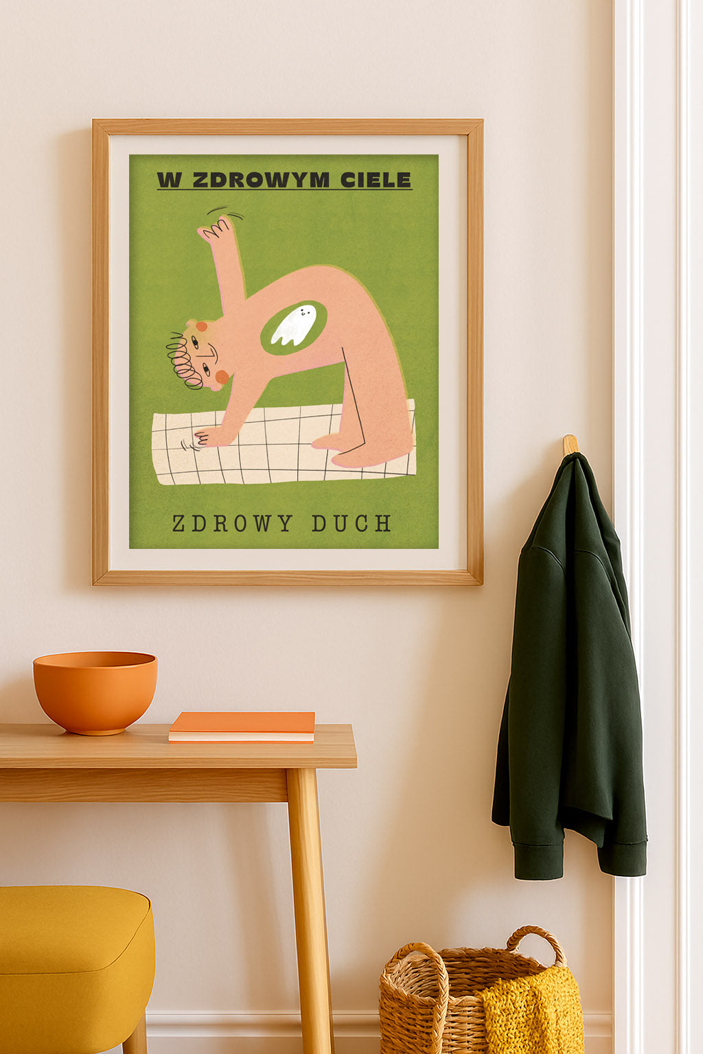 Plakat -W zdrowym ciele zdrowy duch