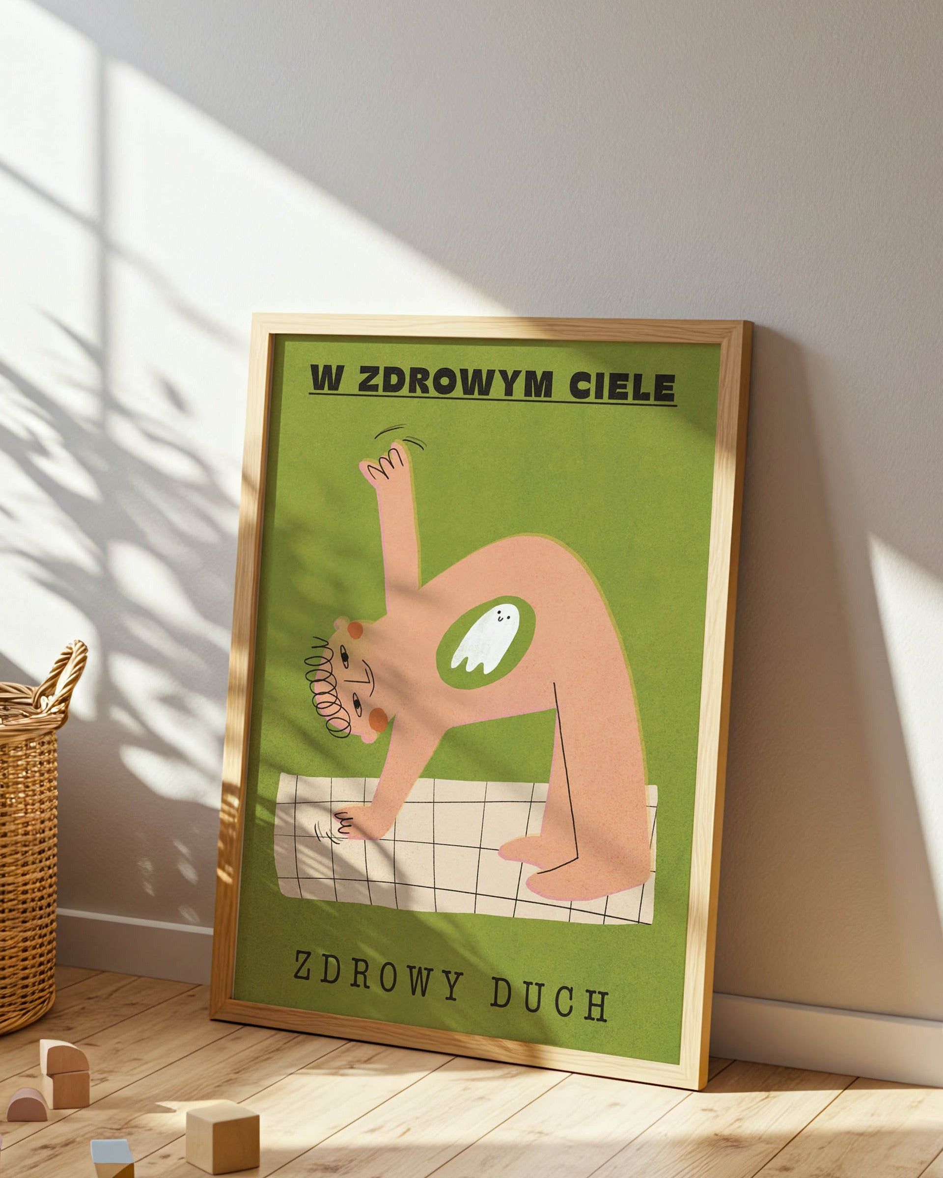 Plakat -W zdrowym ciele zdrowy duch