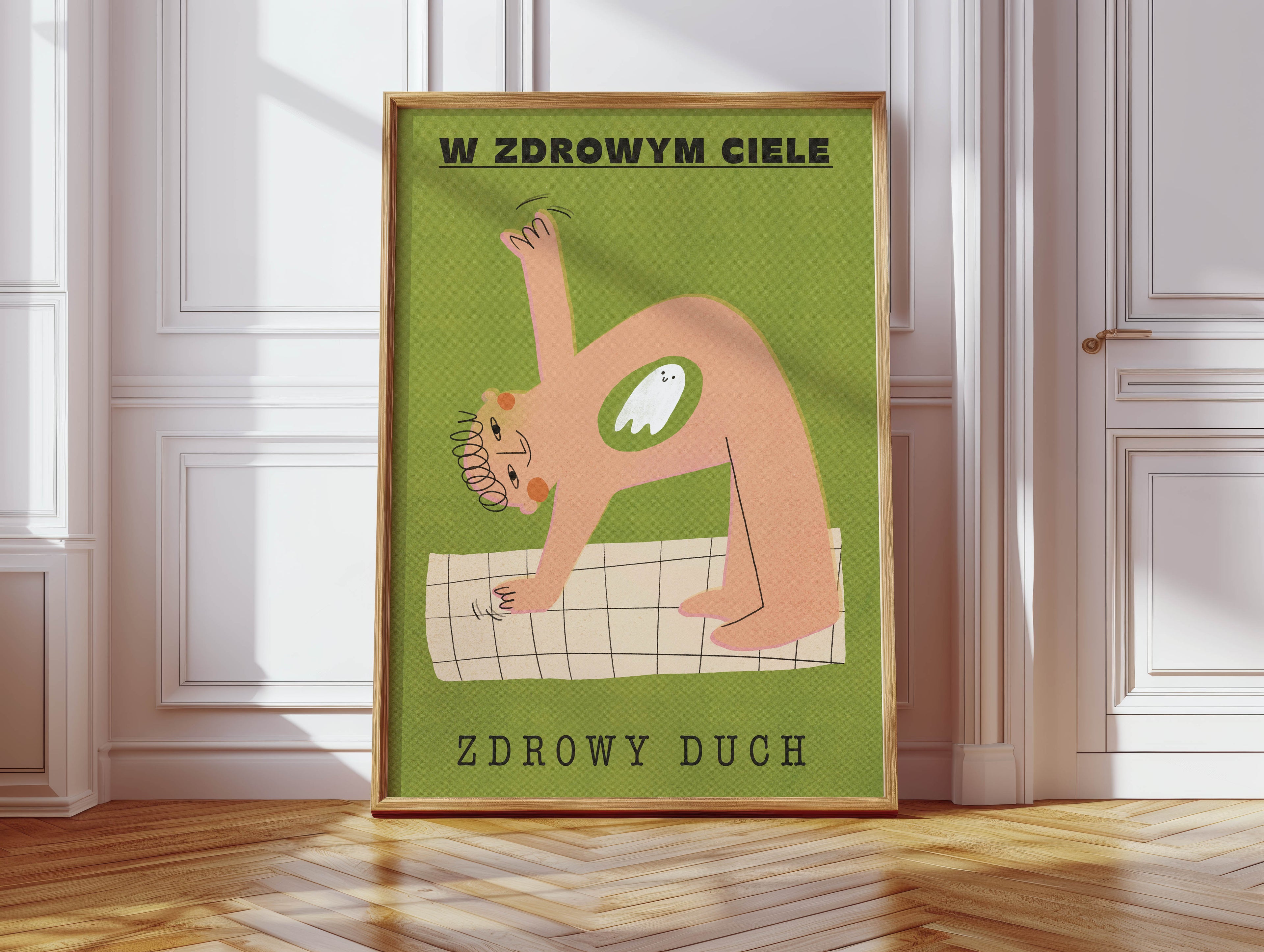 Plakat -W zdrowym ciele zdrowy duch